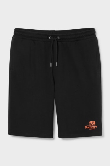 Men - Bermuda shorts - Discovery Channel - black