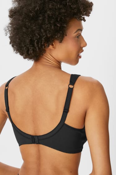 Women - Multipack of 2 - non-wired bra - black