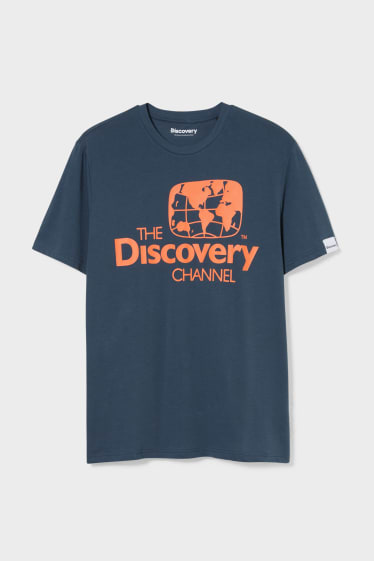 Heren - T-shirt - The Discovery Channel - donkerblauw