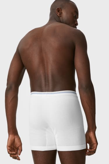 Men - Multipack of 2 - trunks - fine rib - white