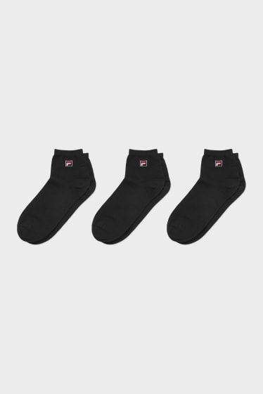 Pánské - FILA - multipack 3 ks - ponožky - černá