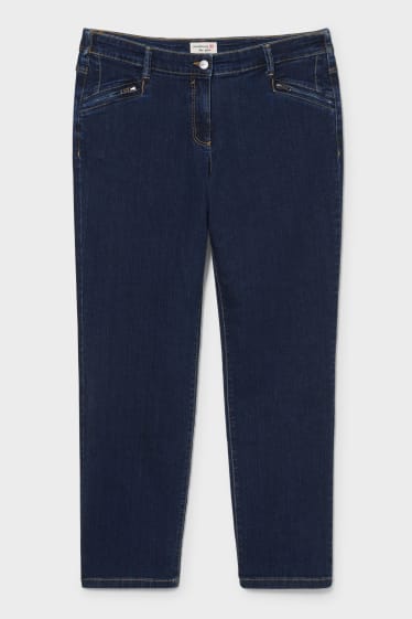 Women - Straight jeans - denim-dark blue