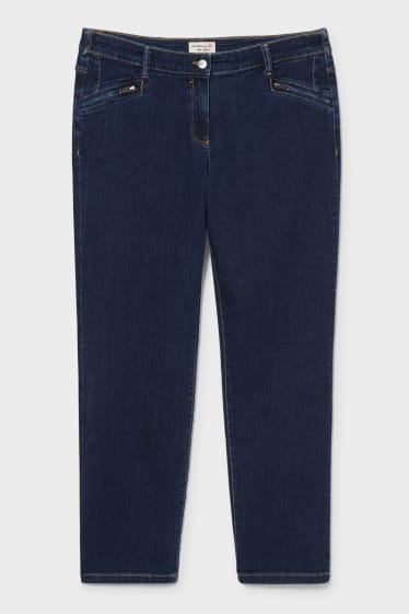 Women - Straight jeans - denim-dark blue