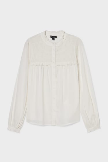 Women - Blouse - cremewhite