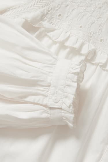Donna - Blusa - bianco crema