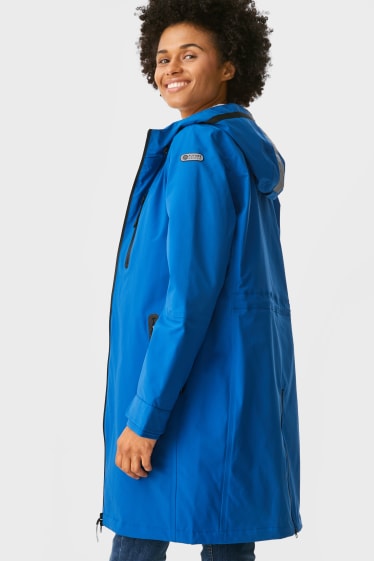 Women - Outdoor coat with hood - THERMOLITE® - dark blue