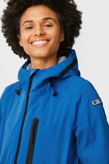 Women - Outdoor coat with hood - THERMOLITE® - dark blue