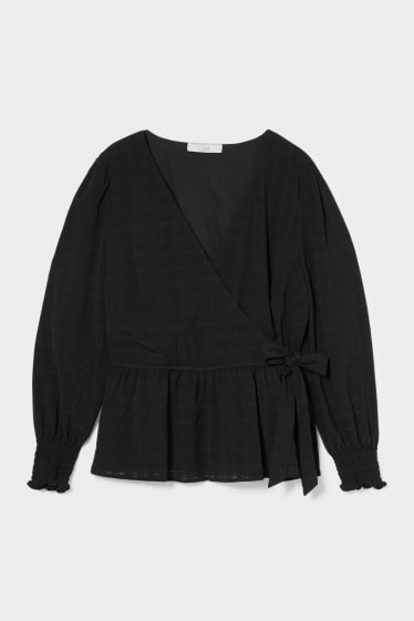 Dames - CLOCKHOUSE - blouse - zwart