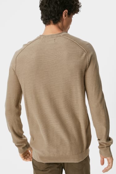 Men - Jumper - light brown