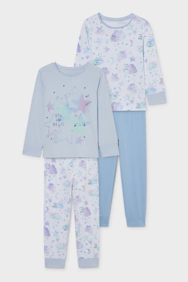 Bambini - Confezione da 2 - pigiama - azzurro
