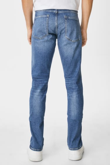 Men - Slim jeans - with hemp fibres - denim-light blue