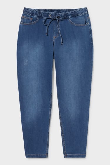 Femmes - Relaxed Jeans - matière recyclée - jean bleu