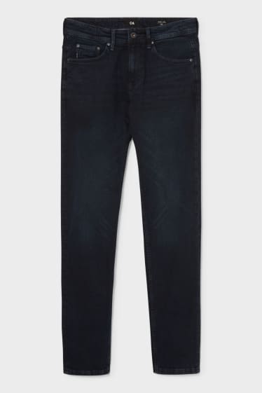 Hommes - Slim jean - avec fibres de chanvre - LYCRA® - jean gris foncé