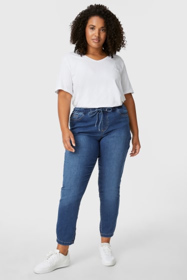 Damen - Relaxed Jeans  - jeans-blau