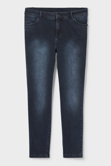 Dámské - Skinny jeans - džíny - tmavomodré