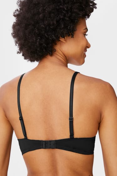 Mujer - Pack de 2 - sujetadores sin aros - negro