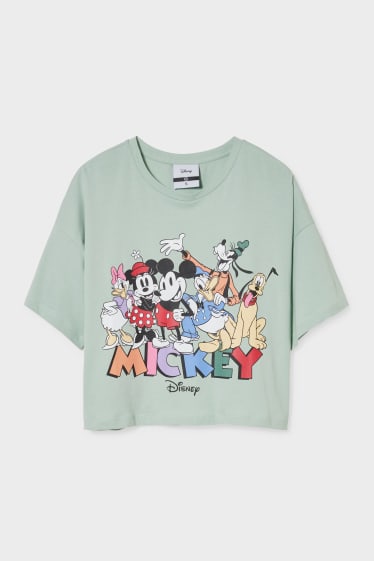 Dames - CLOCKHOUSE - T-shirt - Disney - mintgroen