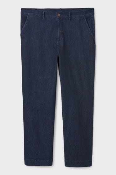 Damen - Wide Leg Jeans - dunkelblau