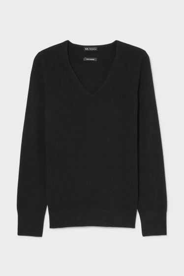 Women - Cashmere jumper - black