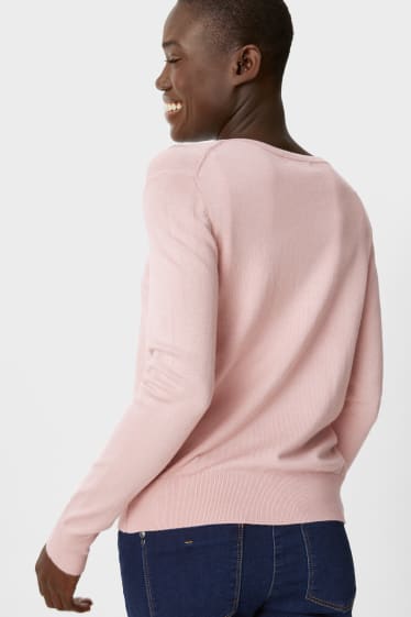 Women - Cardigan - rose