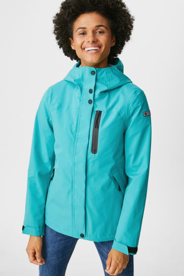 Women - Outdoor jacket with hood - THERMOLITE® - green