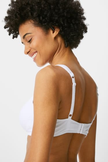 Women - Multipack of 2 - non-wired bra - white