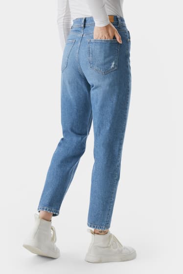 Dames - CLOCKHOUSE - mom jeans - jeansblauw