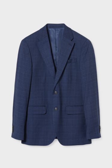 Men - Mix-and-match suit jacket - check - dark blue