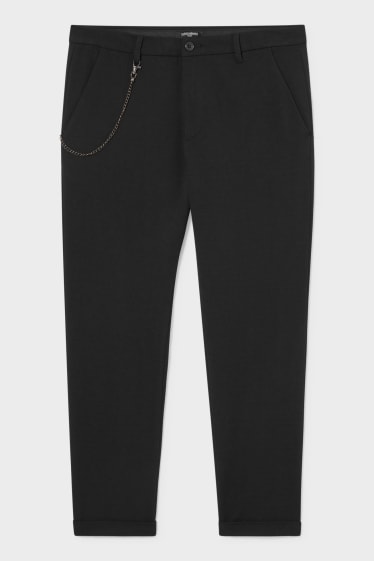 Men - CLOCKHOUSE - chinos - slim fit - black