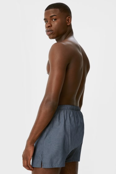 Men - Multipack of 3 - boxer shorts - red / gray