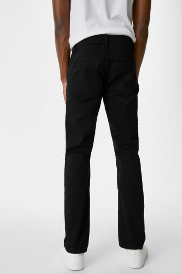 Hombre - Pantalón - regular fit - negro