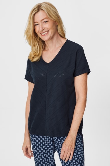 Women - T-shirt - dark blue