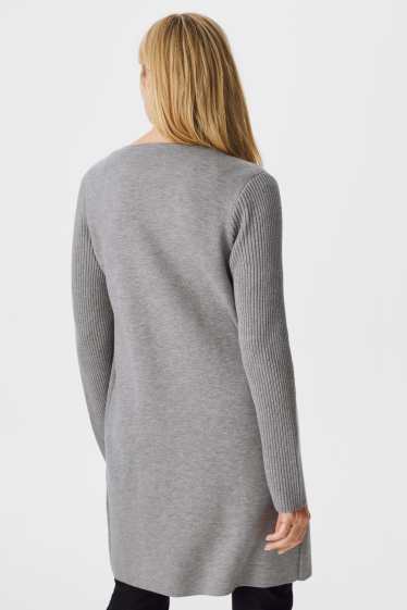 Women - Cardigan - light gray-melange
