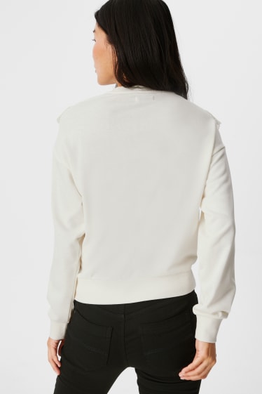 Damen - Sweatshirt - weiss