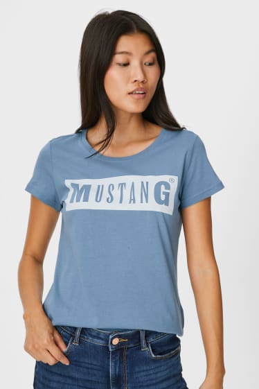 Damen - MUSTANG - T-Shirt - blau