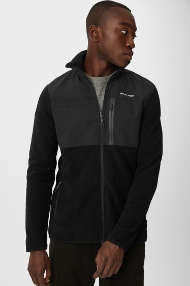 Men - Fleece jacket - black