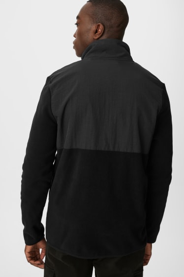 Men - Fleece jacket - black