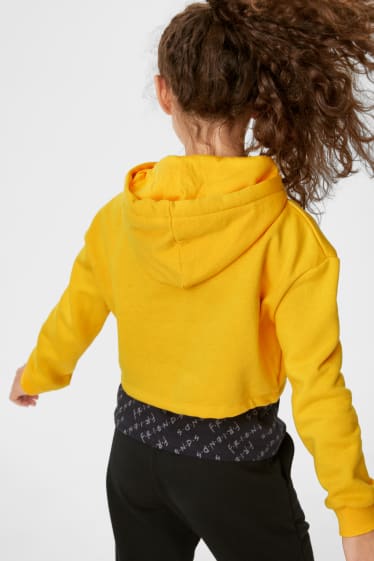 Kinderen - Friends - set - hoodie en topje - 2-delig - geel
