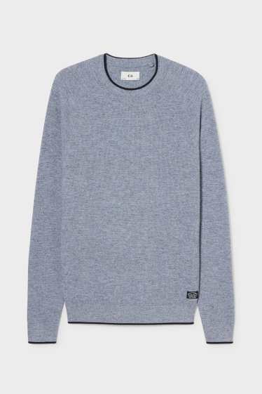 Herren - Pullover - hellgrau-melange