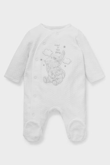 Babys - Dumbo - Baby-Schlafanzug - weiß