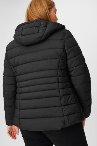 Kobiety - CLOCKHOUSE - kurtka pikowana z kapturem - czarny