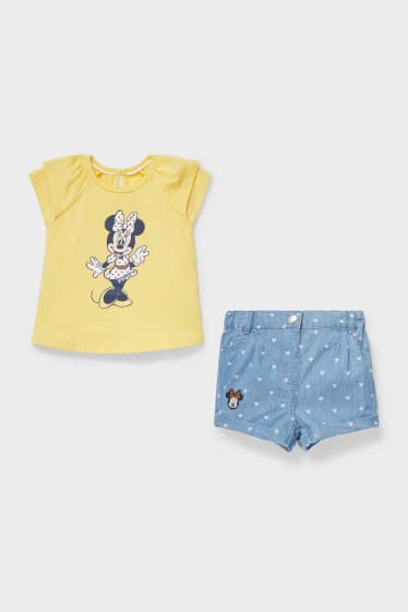 Babies - Minnie Mouse - Baby Outfit - 2 Piece - yellow