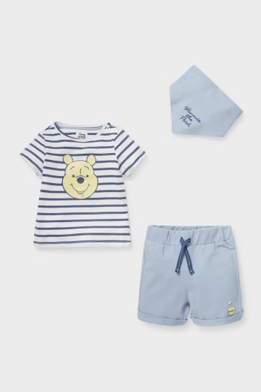 Babies - Winnie the Pooh - baby outfit  - 3 piece - dark blue / white