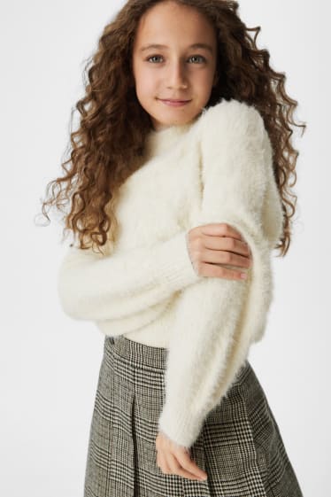 Children Girls - Jumper - cremewhite
