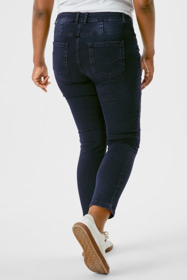 Kobiety - Skinny jeans - dżins-ciemnoniebieski