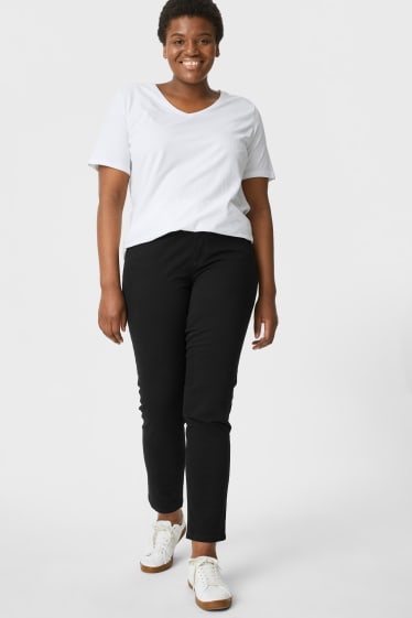 Women - Trousers - slim fit - 4 Way Stretch - black