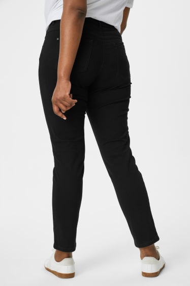 Women - Trousers - slim fit - 4 Way Stretch - black