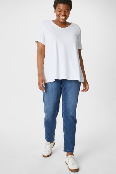 Women - MUSTANG - slim jeans - Sissy - denim-light blue