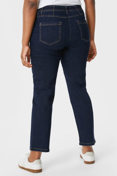 Dames - Straight jeans - jeansdonkerblauw