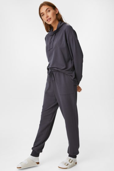 Femmes - Pantalon de pyjama - gris foncé
